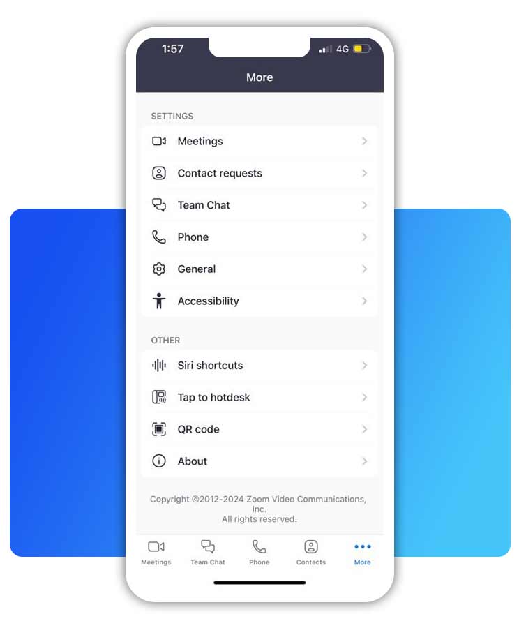 The signing process for hot desking users using Poly Edge E devices is simpler. The NFC technology allows you to sign in to those devices with a simple tap on your mobile app.
