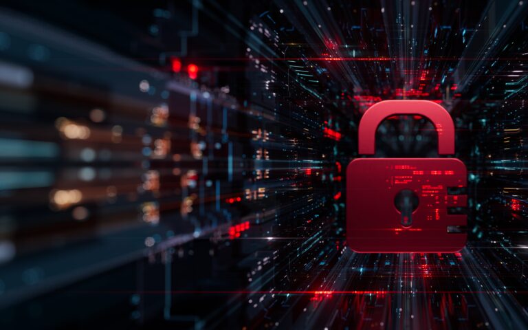 Cyber Security Ransomware Email Phishing Encrypted Technology, Digital Information Protected Secured