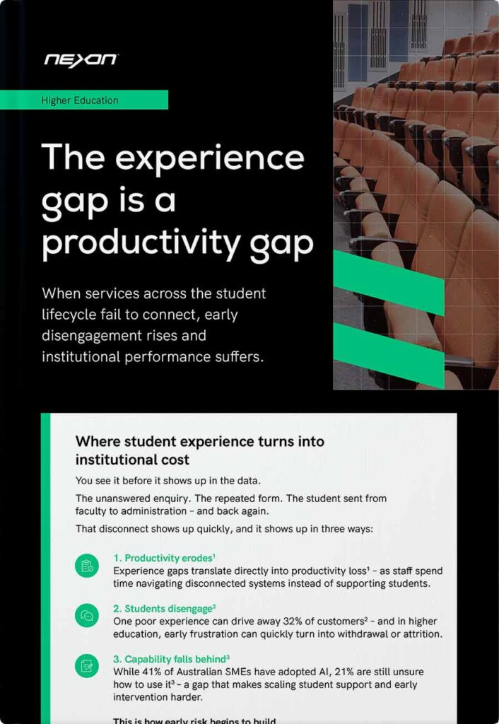 Nexon infographics - The experience gap is a productivity gap