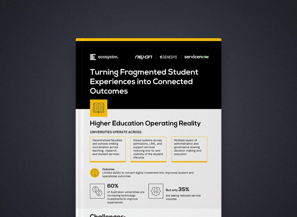 Nexon Infographics – Turning Fragmented Student Experiences into Connected Outcomes
