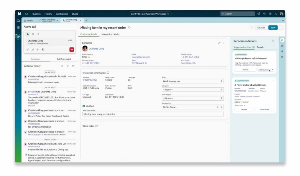 Genesys – A unified workspace lets staff manage calls, cases, notes and next steps all in one place.