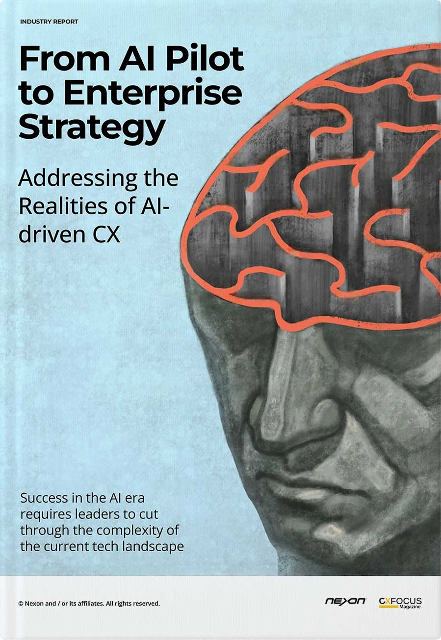 Nexon CXFocus whitepaper – From AI Pilot to Enterprise Strategy: Addressing the Realities of AI-driven CX