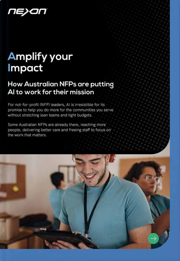 Nexon eBook - Amplify your Impact - How Australian NFPs are putting AI to work for their mission