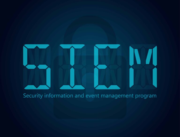 SIEM Security information and event management program