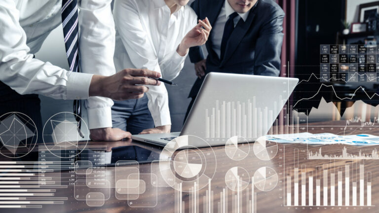 Business statistics concept