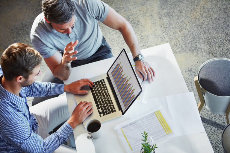 Charting business growth with technology