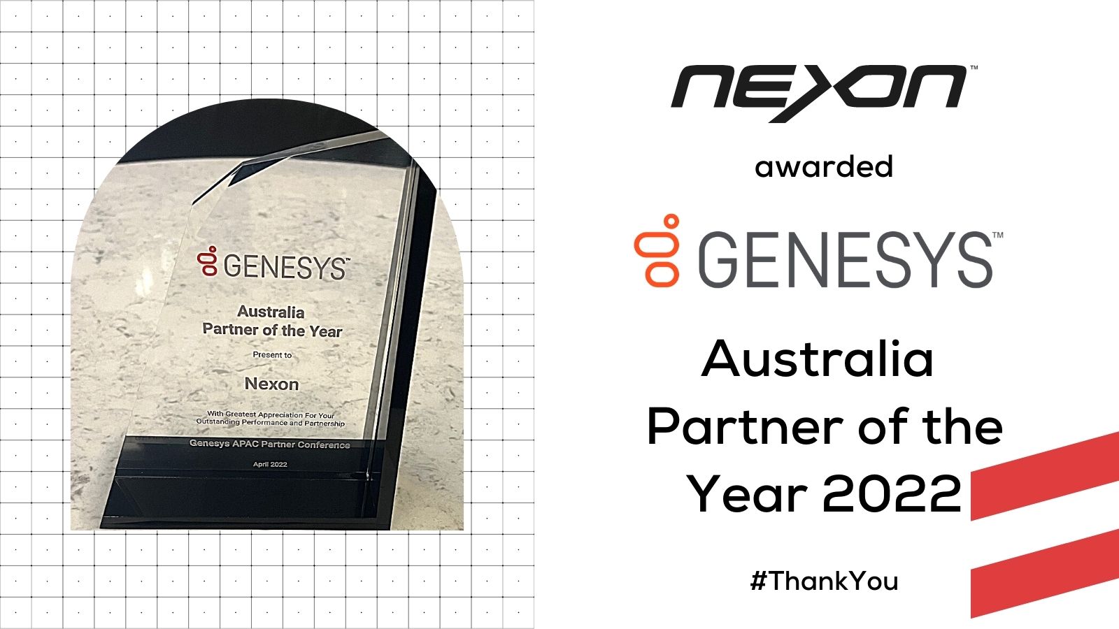 Nexon awarded Genesys’ highest Australian award for 2022